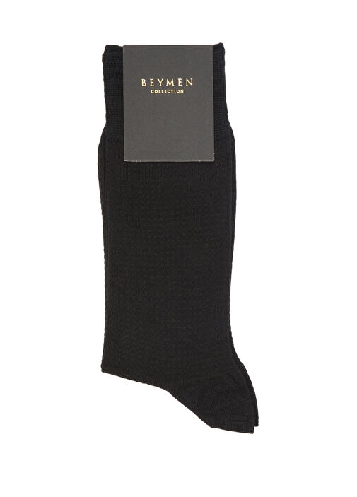 Siyah Erkek Bambu Çorap