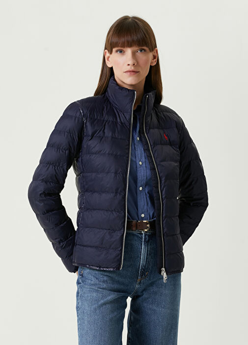 Ralph lauren puffer jacket navy hotsell