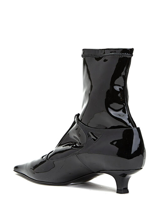 Cyd Siyah Topuklu Rugan Bot - Görsel 4