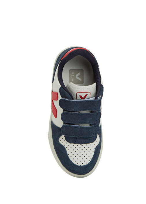 Veja Veja Mavi Kirmizi Small V-10 Chromefree Mavi Kırmızı Deri Sneaker | Beymen Mavi Kirmizi - 5. görsel