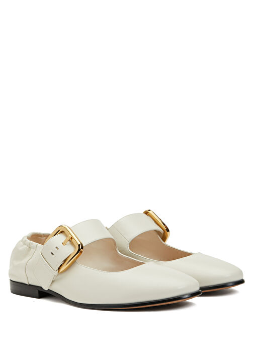 Beyaz Deri Babet - Görsel 3