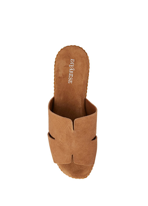 Taba Kadın Süet Terlik - Görsel 5