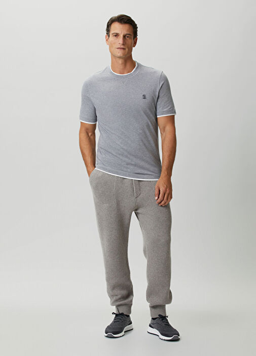 Brunello Cucinelli Koyu Gri Erkek Koyu Gri T-shirt 2028643 | Beymen