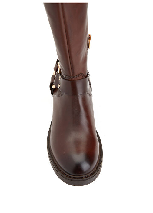 Divarese Divarese Kahverengi Kadın Deri Bot Beymen'de! Kahverengi - 5. görsel