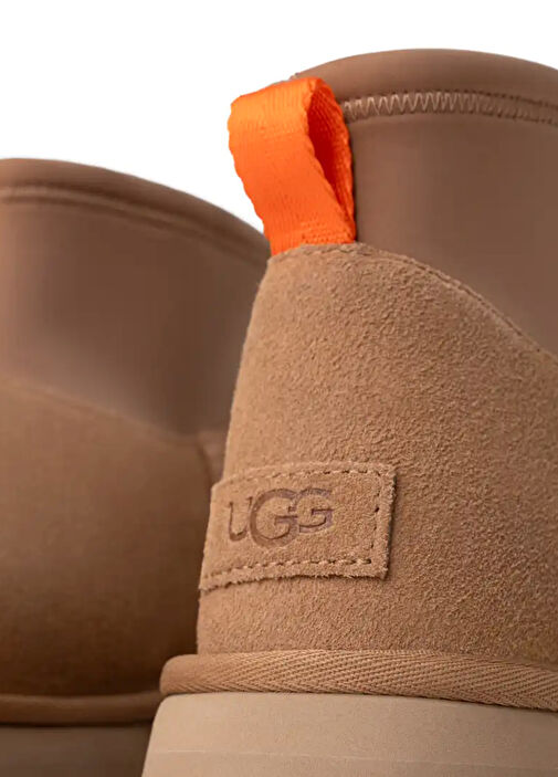 Classic Mini Dipper Taba Kadın Süet Bot - Görsel 5