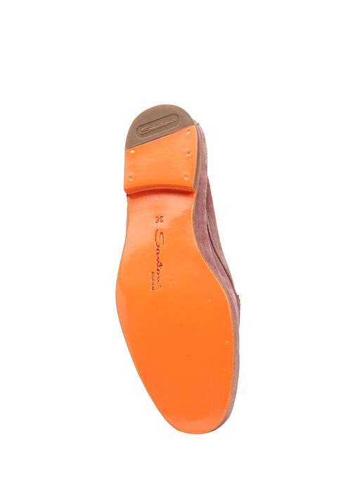 Pembe Kadın Deri Loafer - Görsel 6