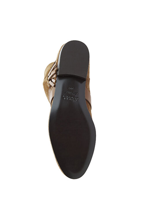 Rejen Kahverengi Kadın Deri Bot - Görsel 6