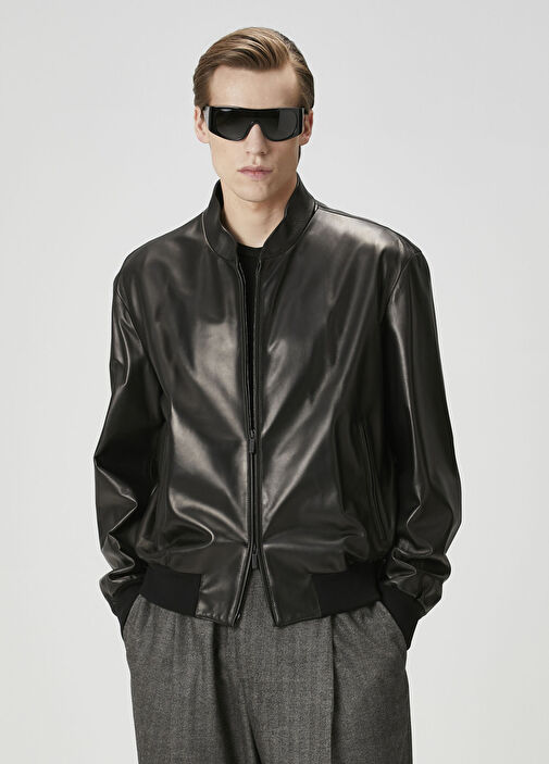 Giorgio Armani - Black Leather Jacket