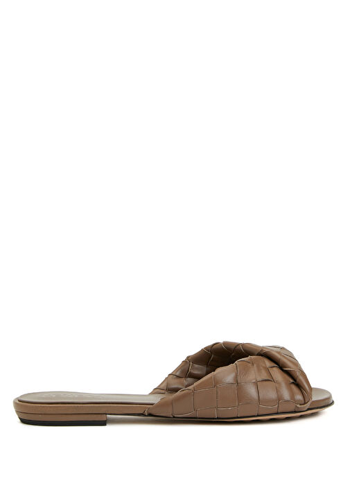 Blink Açık Kahverengi Kadın Deri Terlik - Görsel 2