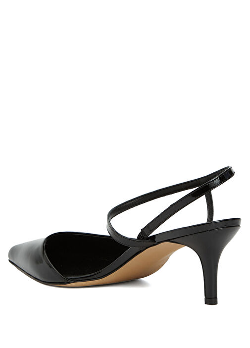 Beymen Club Siyah Beymen Club Deri Topuklu Ayakkabı