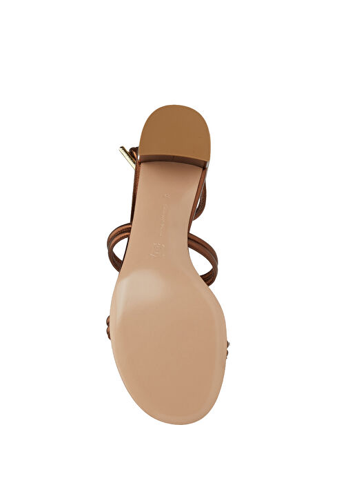 Capua Bronz Kadın Deri Sandalet - Görsel 6