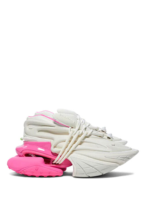 Balmain - Unicorn Chunky Pembe Beyaz Kadın Sneaker - Pembe-Beyaz