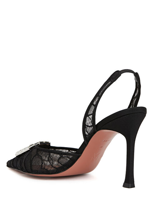 Camelia Siyah Topuklu Ayakkabı - Görsel 4