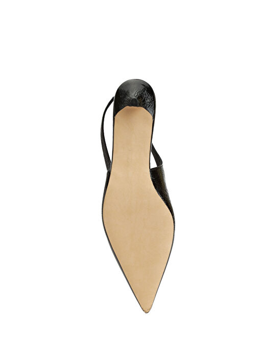 Beymen Club Siyah Beymen Club Deri Topuklu Ayakkabı