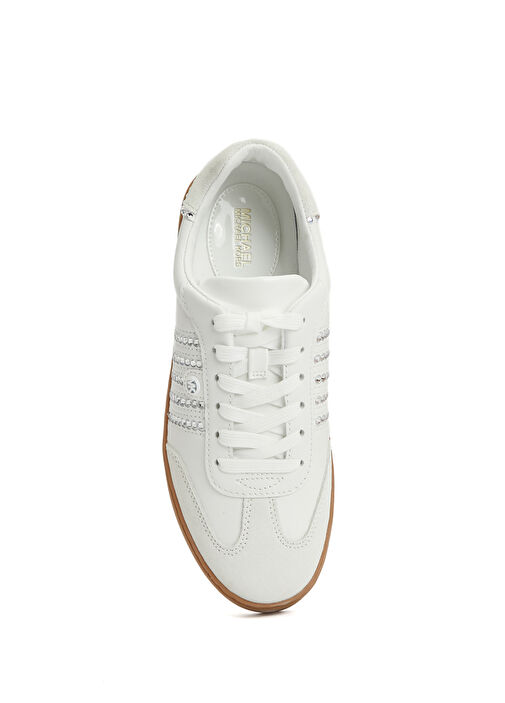 Scotty Beyaz Kadın Deri Sneaker - Görsel 5