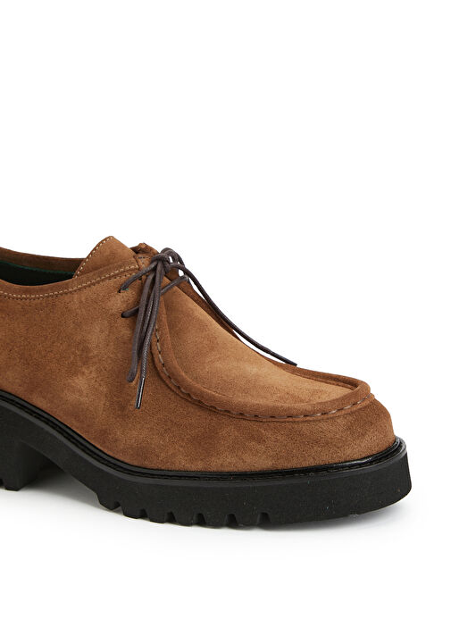 Açık Kahverengi Kadın Deri Ayakkabı - Görsel 7