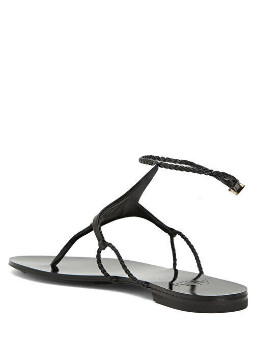 Ibis Siyah Kadın Deri Sandalet - Görsel 4