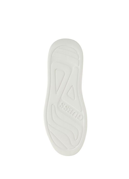 Elbina Beyaz Kahve Kadın Deri Sneaker - Görsel 6