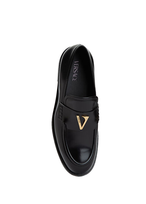 Versace Versace VLogo Siyah Erkek Deri Loafer | Beymen Siyah - 5. görsel
