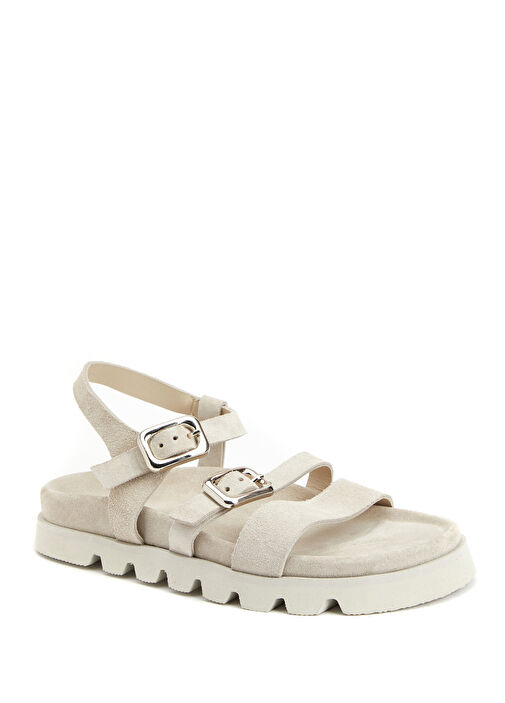 Taş Kadın Süet Sandalet - Görsel 3