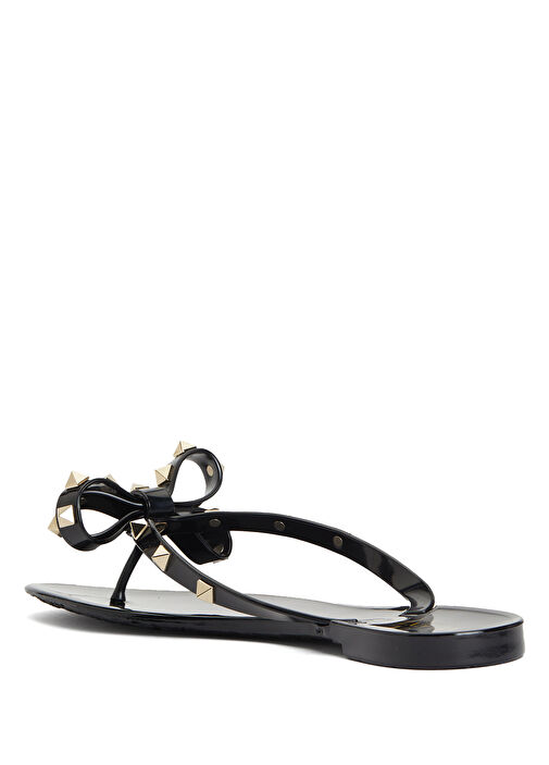 Rockstud Siyah Kadın Terlik - Görsel 4