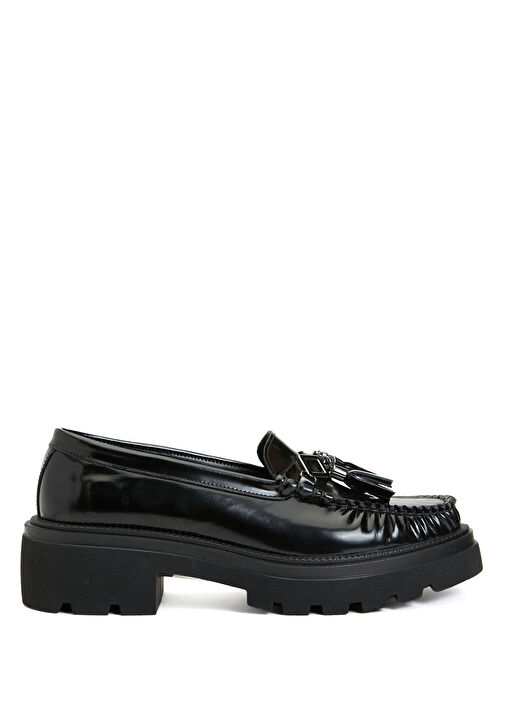 Divarese Divarese Siyah Kadın Deri Loafer Beymen'de! Siyah - 2. görsel