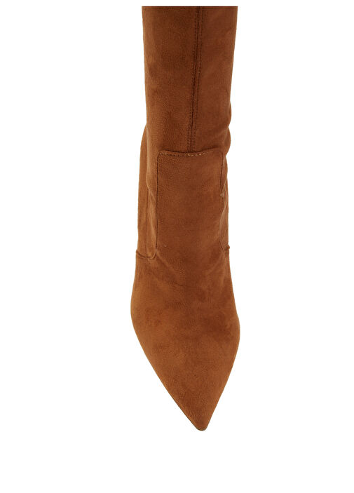 Taba Kadın Süet Çizme - Görsel 5