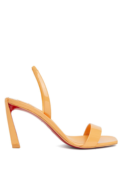 Turuncu Kadın Deri Sandalet - Görsel 2
