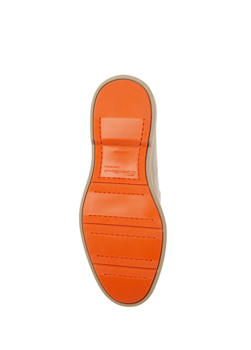 Bej Kadın Deri Loafer - Görsel 6