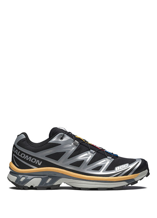 Salomon - XT-6 Siyah Silver Kadın Sneaker - Siyah-Gümüş