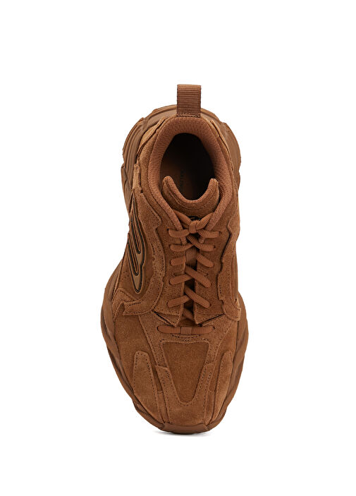 Taba Kadın Deri Sneaker - Görsel 5