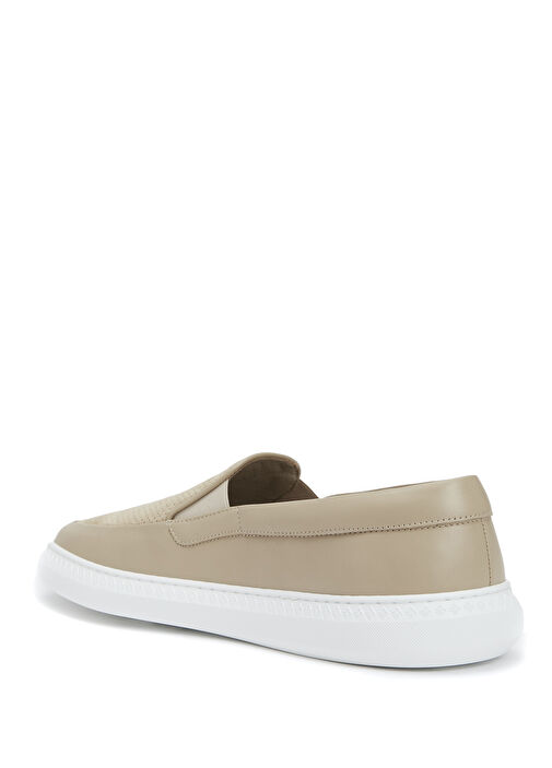 G Set Bej Erkek Deri Loafer - Görsel 4