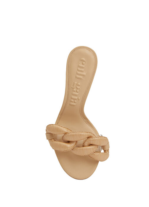 Vaneya Bej Kadın Terlik - Görsel 5