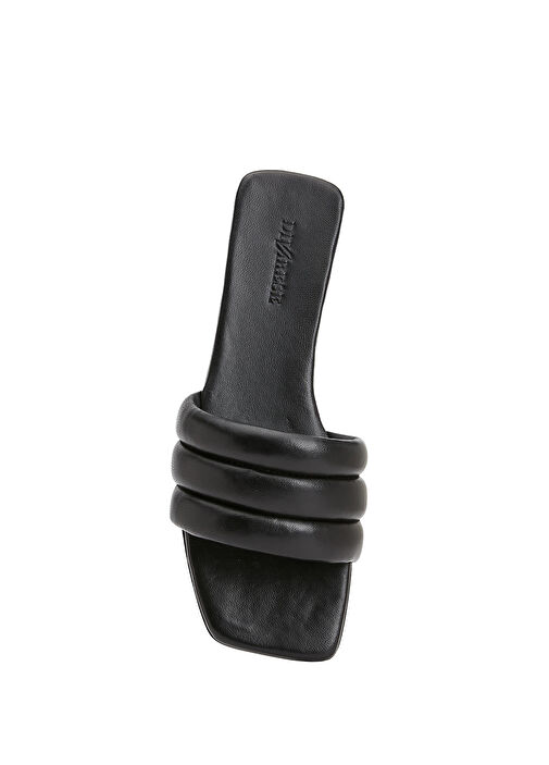 Siyah Kadın Deri Terlik - Görsel 5