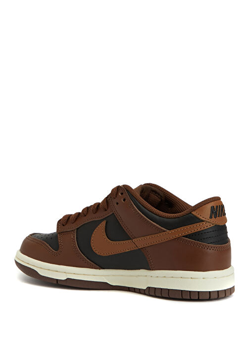 Dunk Low Siyah Gri Unisex Çocuk Deri Sneaker - Görsel 4