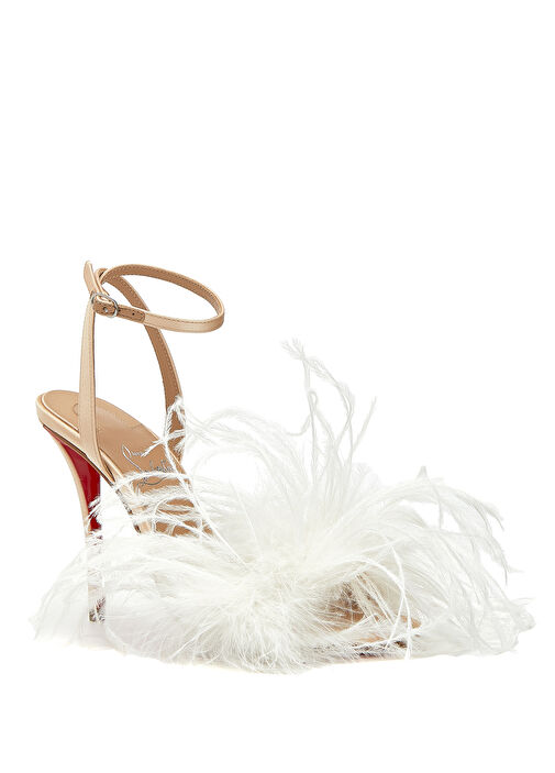 Miss Tüy Detaylı Kadın İpek Sandalet - Görsel 3