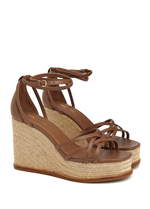 Vizon Kadın Deri Sandalet - Görsel 3