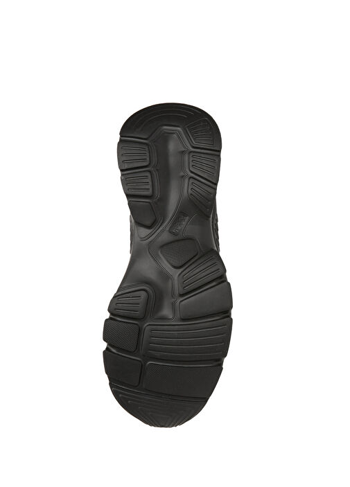 Siyah Erkek Deri Sneaker - Görsel 6