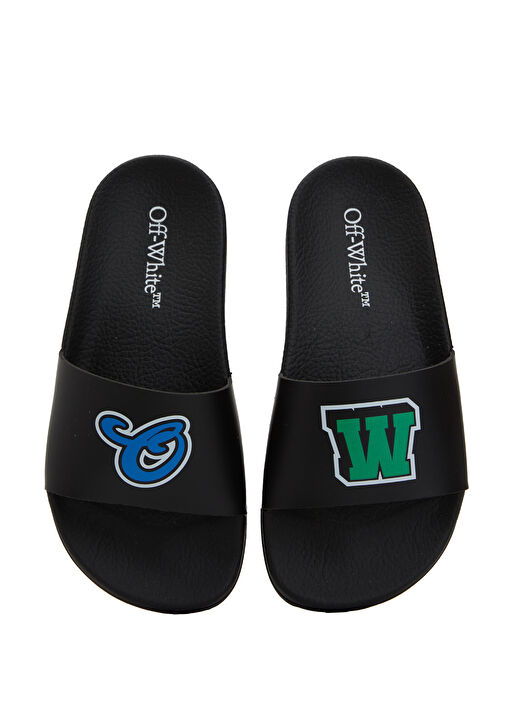 Siyah Yeşil Erkek Çocuk Terlik - Görsel 5