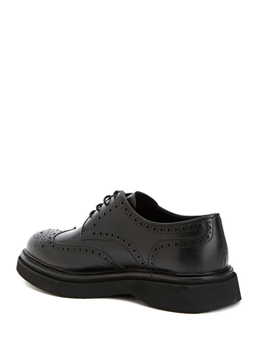 Siyah Erkek Deri Ayakkabı - Görsel 4