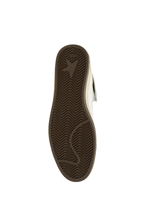 Sky Star Bej Beyaz Erkek Deri Bilek Boy Sneaker - Görsel 7