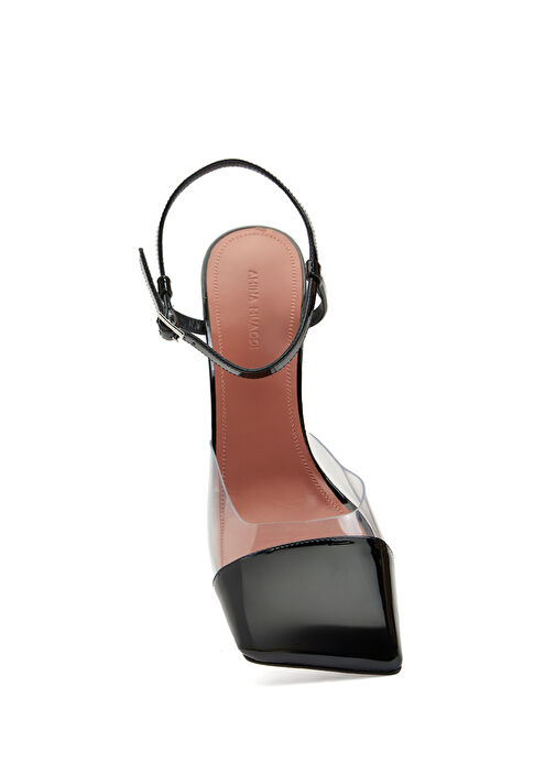Charlotte Glass Şeffaf Deri Topuklu Ayakkabı - Görsel 5