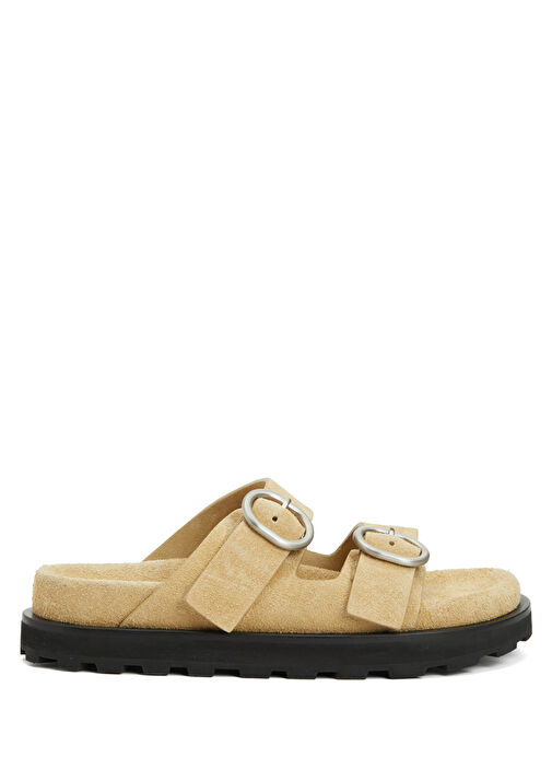 Camel Kadın Deri Sandalet - Görsel 2