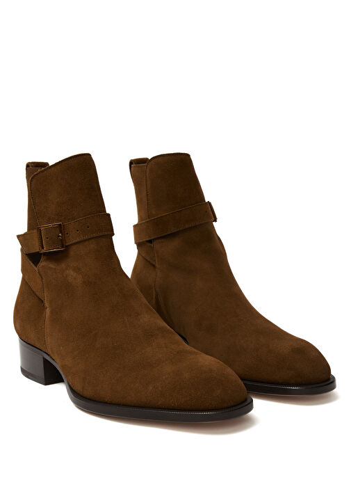 Kahverengi Erkek Süet Bot - Görsel 3