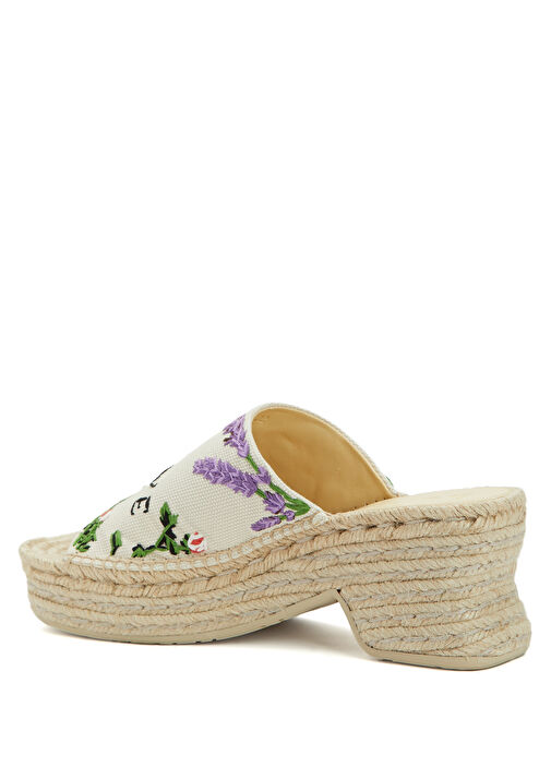 x Paula's Ibiza Petal Krem Kadın Sandalet - Görsel 4