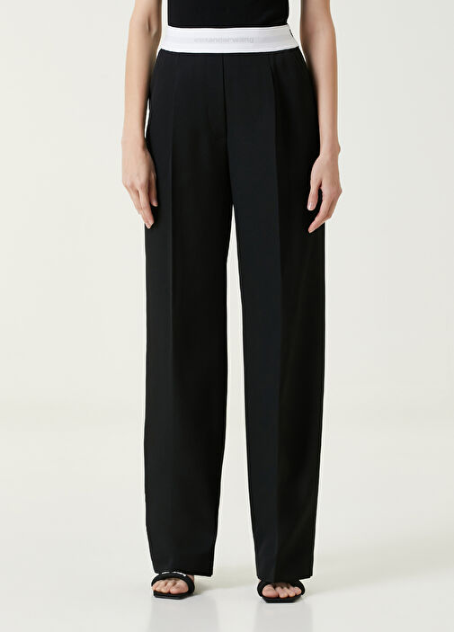 Alexander Wang - Black Pleated Wool Pants