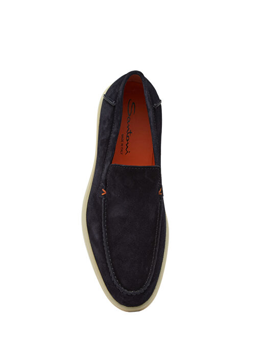 Derroit Lacivert Erkek Süet Loafer - Görsel 4