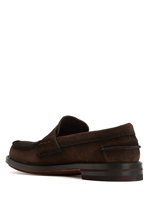 Kahverengi Erkek Deri Loafer - Görsel 4