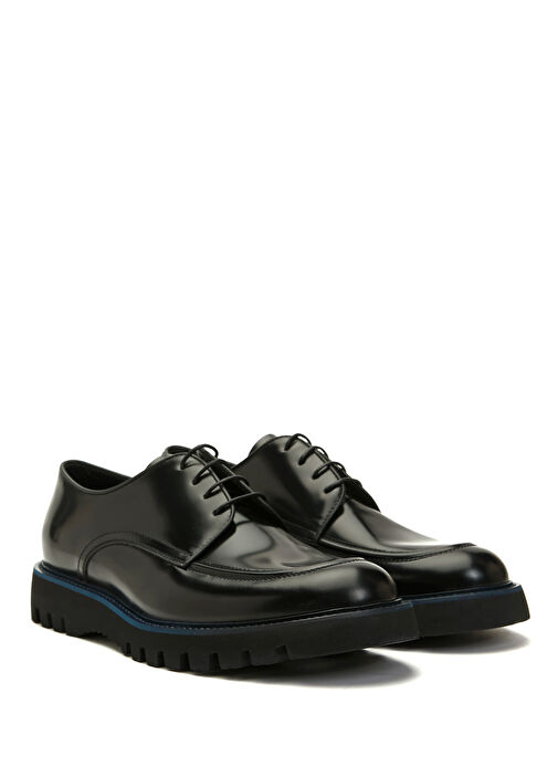 Siyah Erkek Deri Ayakkabı - Görsel 3