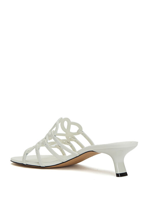 Loewe Loewe Petal Anagram Beyaz Kadın Deri Terlik Sandalet & Terlik | Beymen Beyaz - 4. görsel